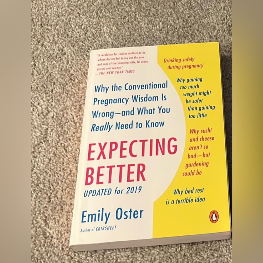 Expecting better pregnancy book